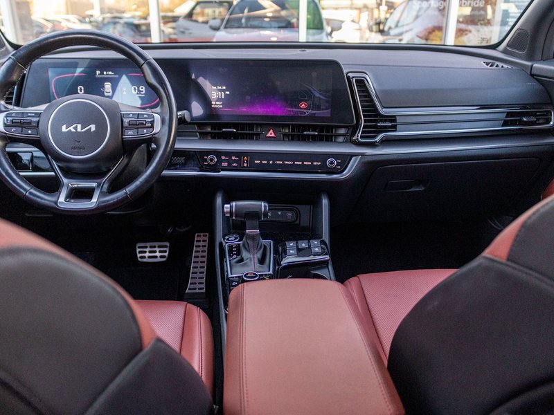 Kia Sportage EX PREMIUM BLANC CUIR ROUGE WOW 2025 PAS DE RECLAMATION AU CARFAX