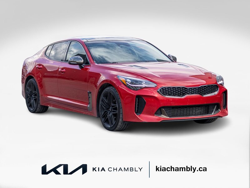 Kia Stinger GT LIMITED CUIR TOIT AWD ROUGE 2022 PAS DE RECLAMATION AU CARFAX