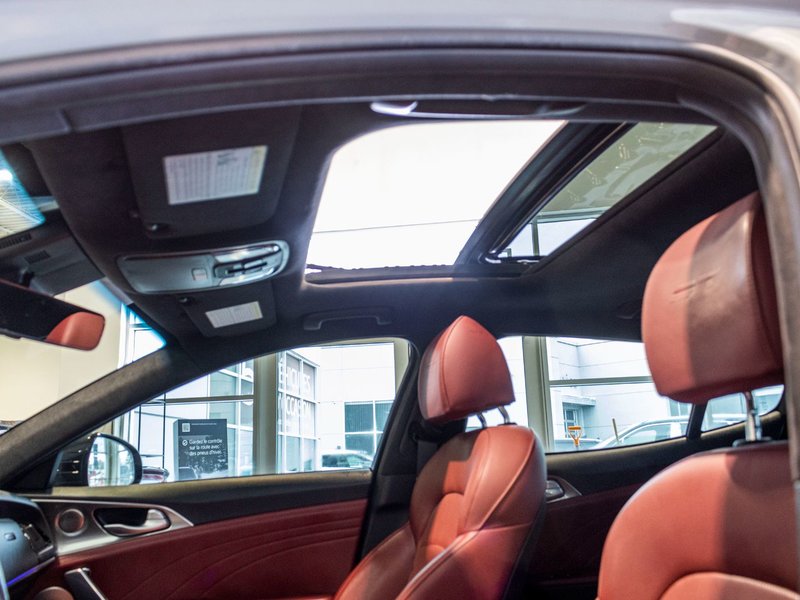 2023 Kia Stinger GT ELITE GRIS MAT CUIR ROUGE WOW 1 OWNER NO CARFAX CLAIM