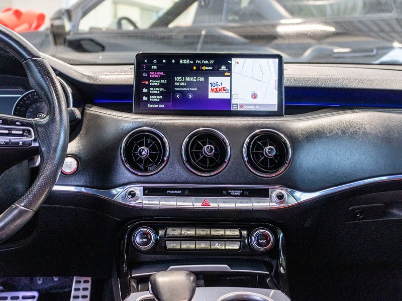 2023 Kia Stinger GT ELITE GRIS MAT CUIR ROUGE WOW 1 OWNER NO CARFAX CLAIM