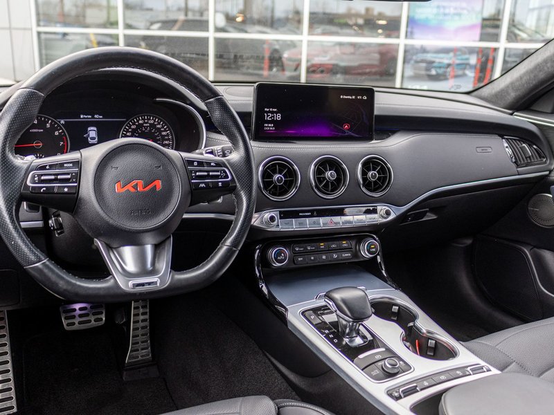 2023 Kia Stinger GT ELITE AWD CUIR TOIT ROUGE BAS KILO 1 OWNER