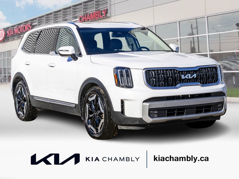 Kia Telluride EX BLANC CUIR TOIT 30250KM WOW 2023 1 PROPRIO PAS DE RECLAMATION AU CARFAX