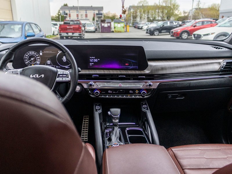 Kia Telluride SX LIMITED BLANC CUIR ROUGE RARE 2023
