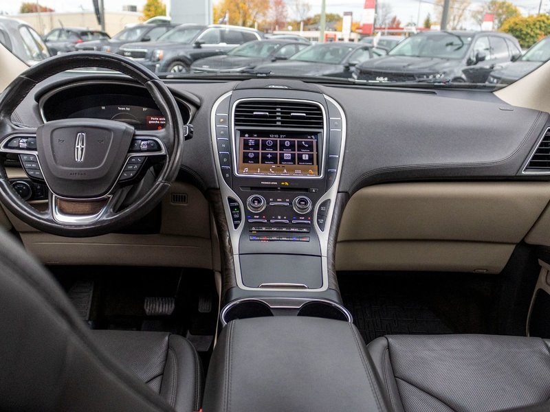 2019 Lincoln Nautilus RESERVE AWD BLANC CUIR TOIT NAVI NO CARFAX CLAIM