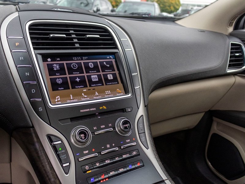 2019 Lincoln Nautilus RESERVE AWD BLANC CUIR TOIT NAVI NO CARFAX CLAIM