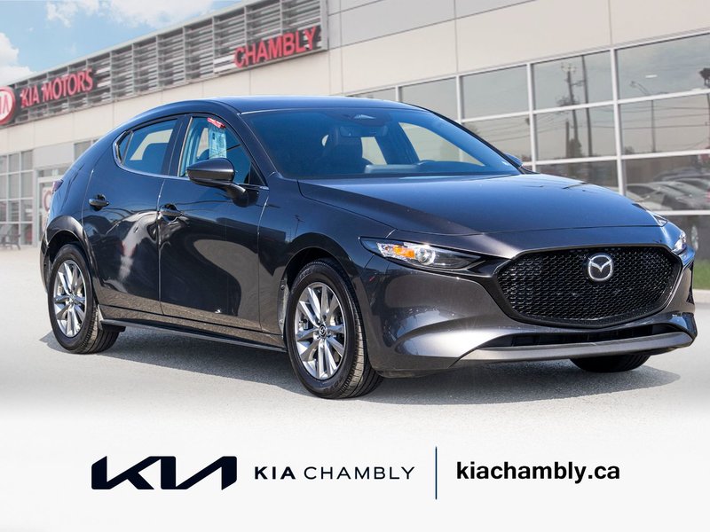 2024 Mazda 3 Sport GS LUXE AWD CUIR TOIT CAMERA BAS KILO 1 OWNER NO CARFAX CLAIM