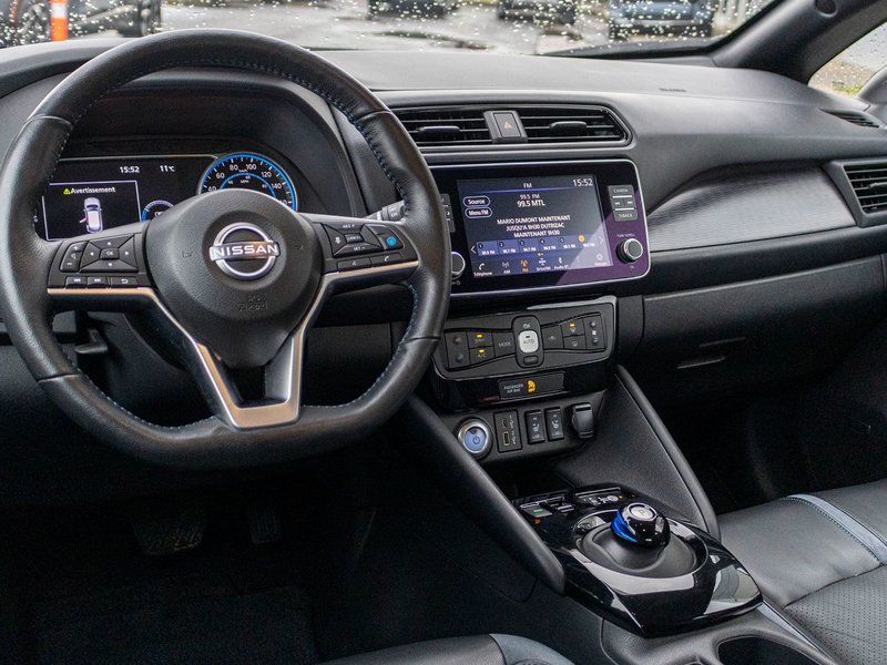 Nissan Leaf SL PLUS CUIR NAV 18823KM WOW 2023 1 PROPRIO PAS DE RECLAMATION AU CARFAX