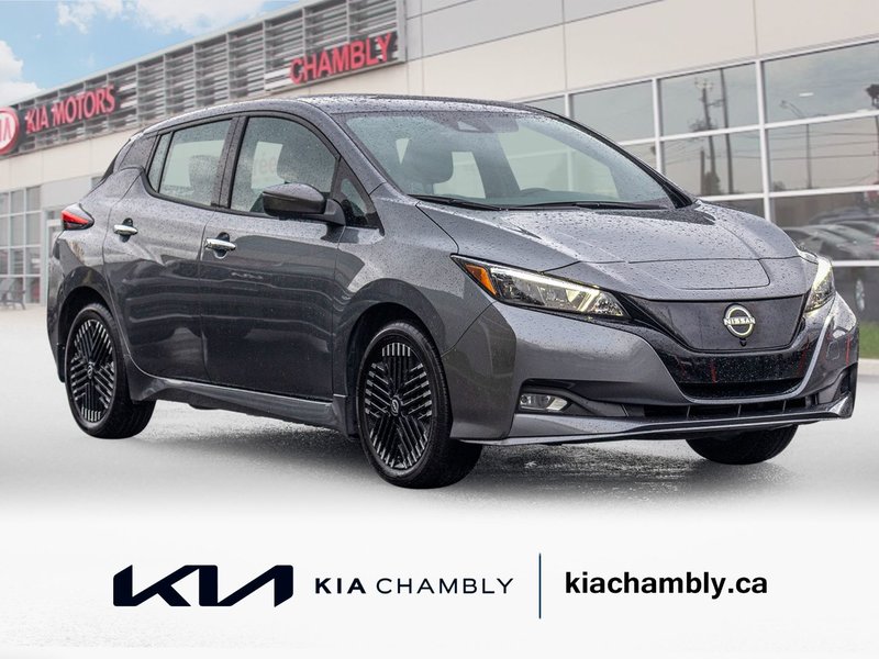 Nissan Leaf SL PLUS CUIR NAV 18823KM WOW 2023 1 PROPRIO PAS DE RECLAMATION AU CARFAX