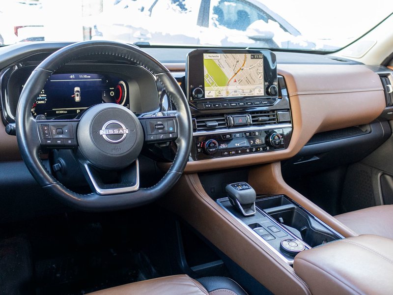 2023 Nissan Pathfinder PLATINUM AWD BLANC CUIR BRUN TOIT NO CARFAX CLAIM