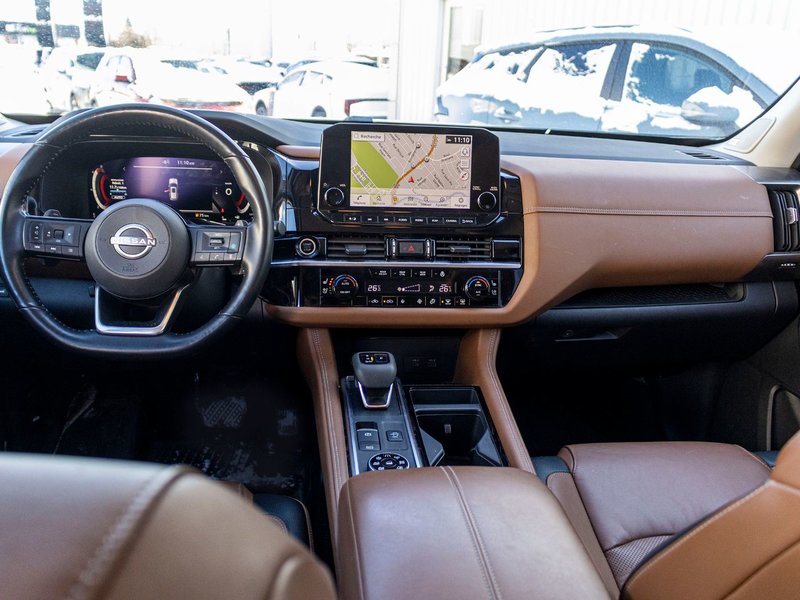 2023 Nissan Pathfinder PLATINUM AWD BLANC CUIR BRUN TOIT NO CARFAX CLAIM