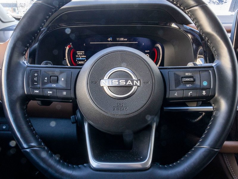 2023 Nissan Pathfinder PLATINUM AWD BLANC CUIR BRUN TOIT NO CARFAX CLAIM