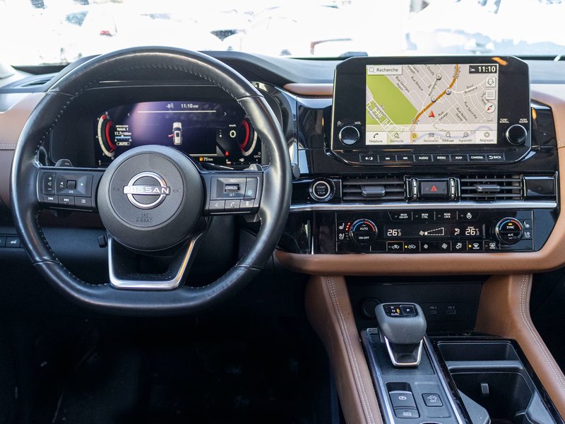 2023 Nissan Pathfinder PLATINUM AWD BLANC CUIR BRUN TOIT NO CARFAX CLAIM