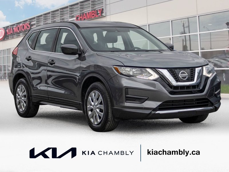 Nissan Rogue S AUTOM A/C CAMERA BAS KILO 2017 PAS DE RECLAMATION AU CARFAX