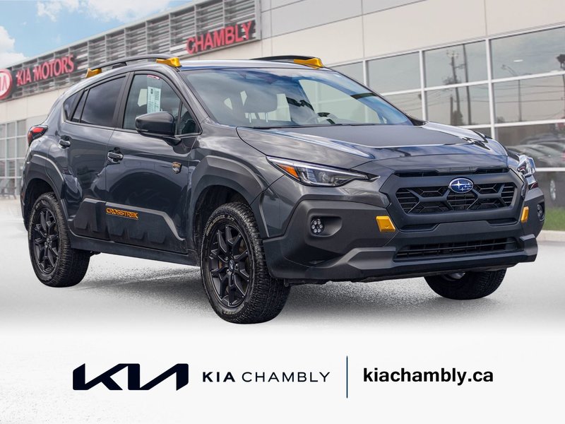Subaru Crosstrek Wilderness AWD CUIR TOIT 36101KM 2024 1 PROPRIO PAS DE RECLAMATION AU CARFAX