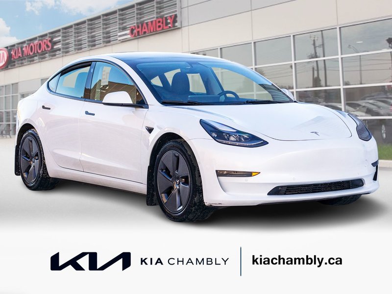 2021 Tesla Model 3 SR BLANC CUIR TOIT NO CARFAX CLAIM