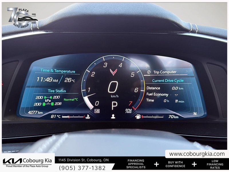 2025 Chevrolet Corvette 1LT CONVERTIBLE | ONE OWNER | LOW KM