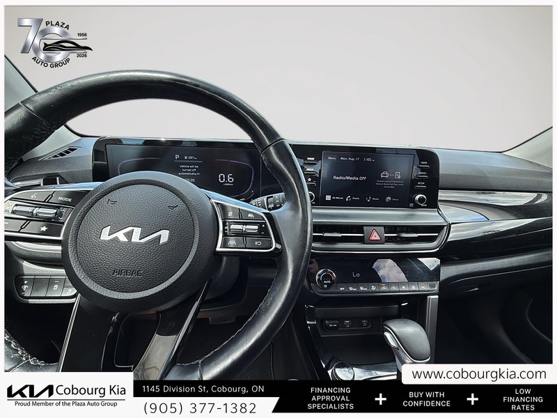 2024 Kia Seltos EX BOUGHT AND SERVICED AT COBOURG KIA | HEATED STEERING WHEEL | SUNROOF