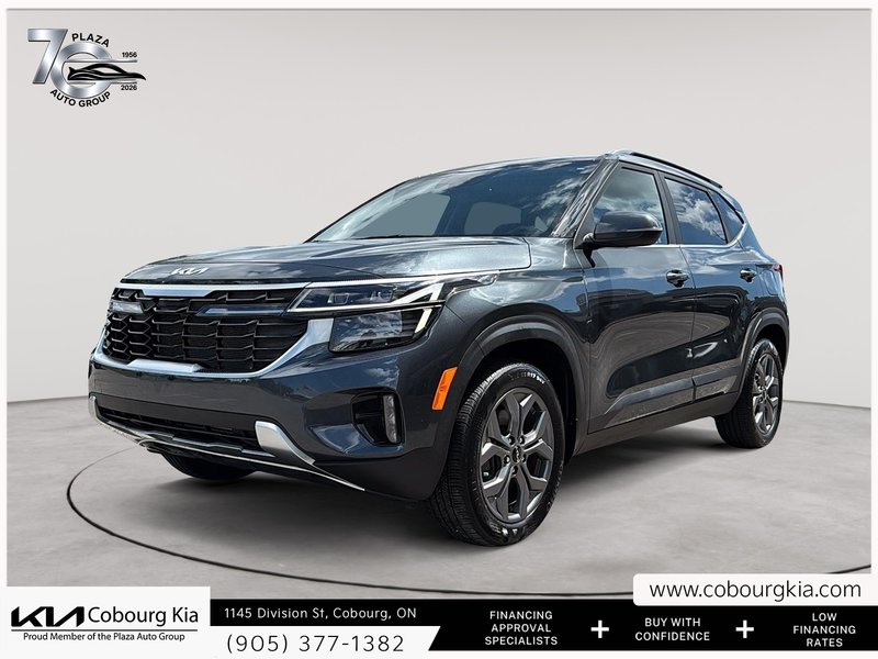 2024 Kia Seltos EX BOUGHT AND SERVICED AT COBOURG KIA | HEATED STEERING WHEEL | SUNROOF