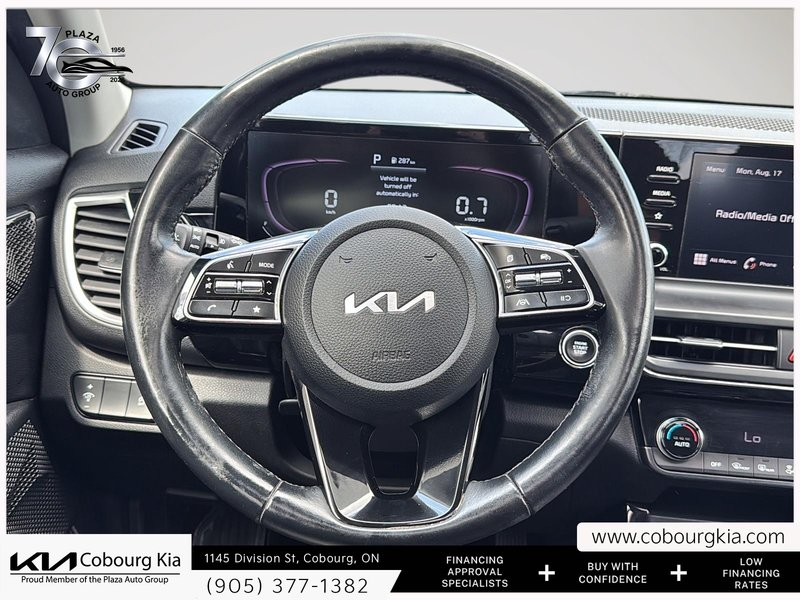 2024 Kia Seltos EX BOUGHT AND SERVICED AT COBOURG KIA | HEATED STEERING WHEEL | SUNROOF