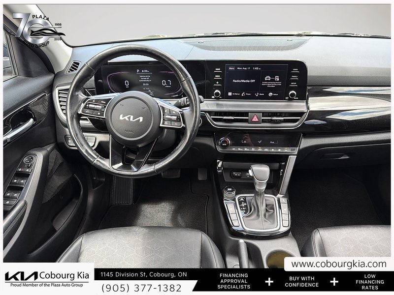 2024 Kia Seltos EX BOUGHT AND SERVICED AT COBOURG KIA | HEATED STEERING WHEEL | SUNROOF