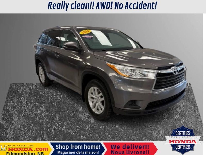 Toyota Highlander LE 2014 à Edmundston, Nouveau-Brunswick