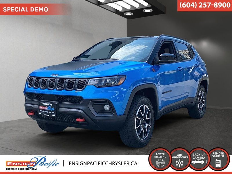 2024 Jeep Compass Trailhawk 4x4 Adventure-ready performance with comfort for every journey.
