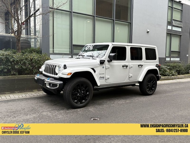 2024 Jeep Wrangler 4xe Sahara Adventure Without Limits. Electrified Wrangler Capability.