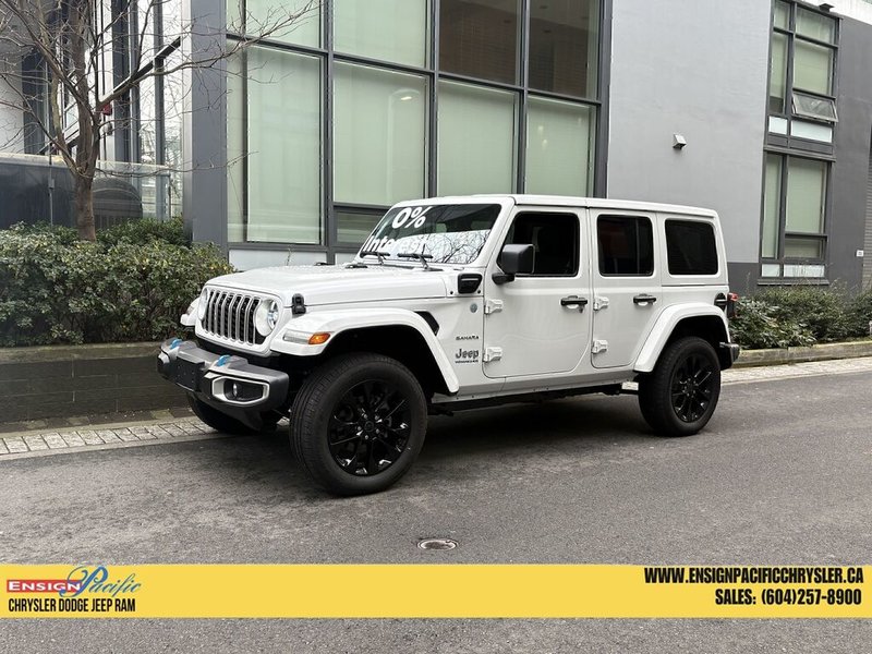 2024 Jeep Wrangler 4xe Sahara Adventure Without Limits. Electrified Wrangler Capability.