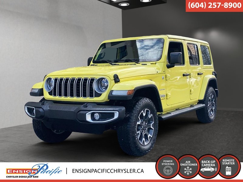2024 Jeep Wrangler Sahara 4 Door 4x4 Built for adventure. Ready for anywhere.