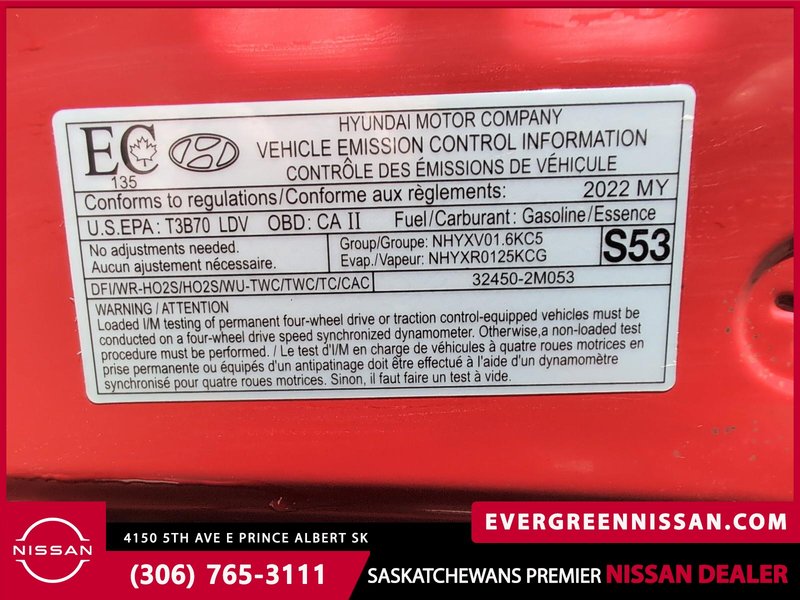 2022 Hyundai Kona N LINE 2 SETS OF TIRES! AWD !!