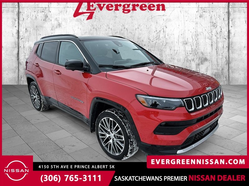 2024 Jeep Compass Limited ULTRA LOW KLMs ON THIS TRADE IN!