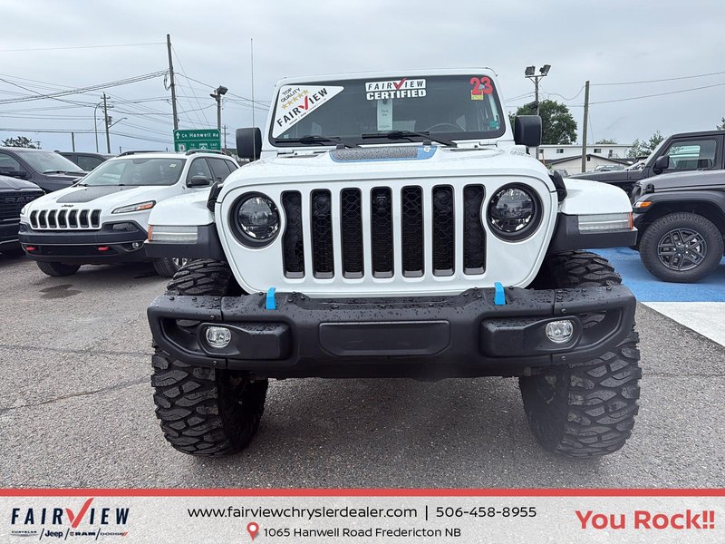 2023 Jeep Wrangler 4xe Rubicon 6 inch lift kit 37 inch tire wheel package