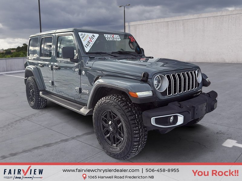 2024 Jeep Wrangler Sahara Two sets of tires and rims winter rims and tires are on