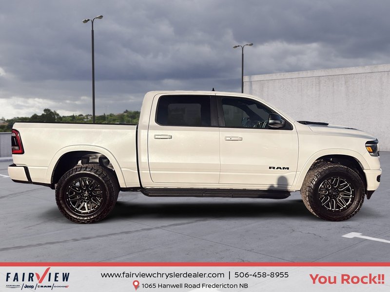 2022 Ram 1500 Laramie Sport package, 35 inch tire wheel package, fox lift kit