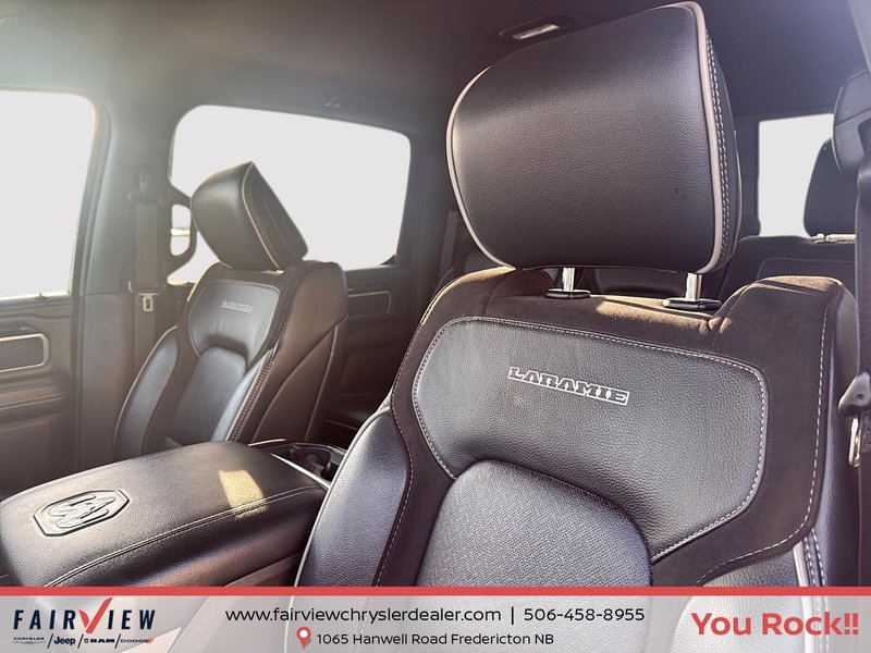 2022 Ram 1500 Laramie Sport package, 35 inch tire wheel package, fox lift kit