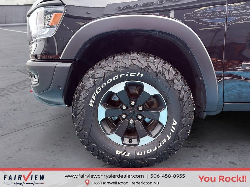 2023 Ram 1500 Rebel GT Upgraded 35 inch tire package hard tunnel cover