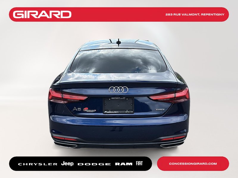 2024 Audi A5 Sportback Komfort BAS KM**261 HP**S-TRONIC**KOMFORT**BANDE 3M**