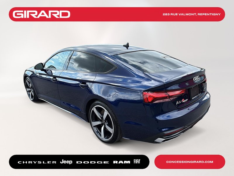 2024 Audi A5 Sportback Komfort BAS KM**261 HP**S-TRONIC**KOMFORT**BANDE 3M**