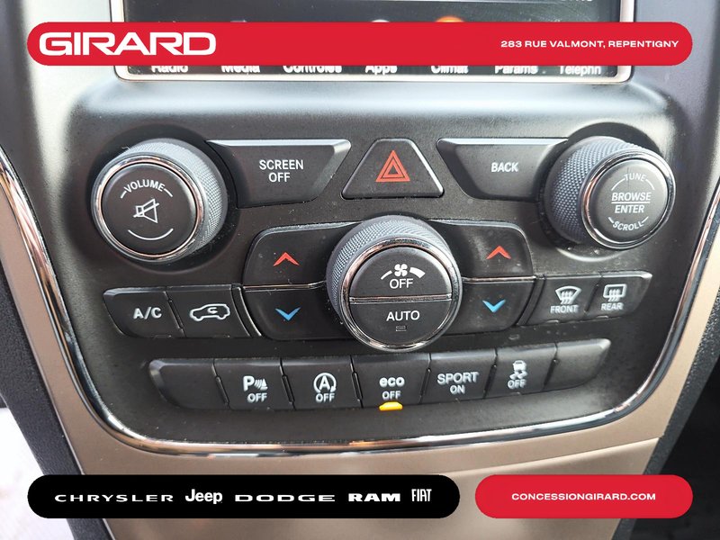 Jeep Grand Cherokee Laredo 75th Anniversary 2017 75e ANNIV, 8 PNEUS/8 ROUES, ENS. REMORQUAGE, 6200LBS