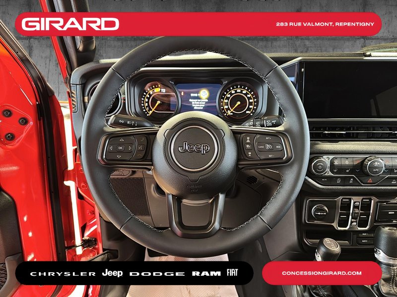 2026 Jeep Wrangler 4-Door SPORT S EDITION 100E * KO3 * MAGS HD * CUIR CUSTOM