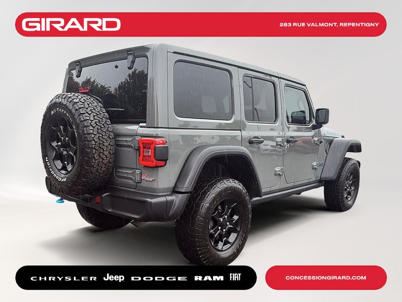 Jeep Wrangler 4xe Unlimited Rubicon 2021 SIÈGES+VOLANT CHAUFFANTS, 2 TOITS, 4X4