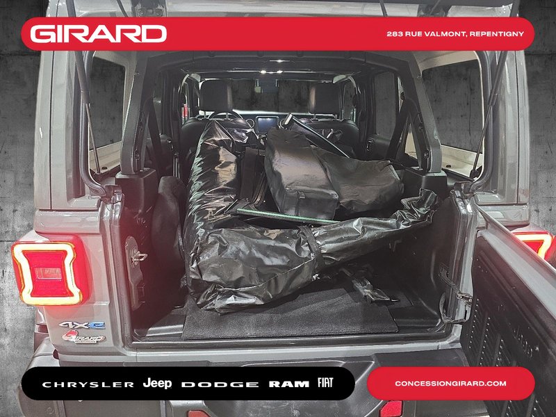 Jeep Wrangler 4xe Unlimited Sahara 2021 SYSTEME AUDIO ALPINE, ENS. DEUX TOITS, ENS. SECURITE EVOLUEE,