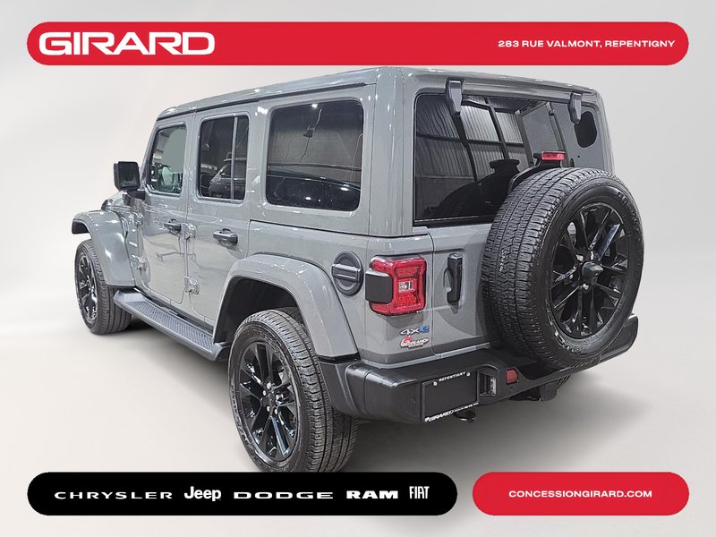 Jeep Wrangler 4xe Unlimited Sahara 2021 SYSTEME AUDIO ALPINE, ENS. DEUX TOITS, ENS. SECURITE EVOLUEE,