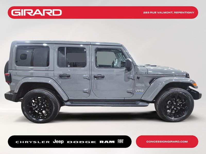 Jeep Wrangler 4xe Unlimited Sahara 2021 SYSTEME AUDIO ALPINE, ENS. DEUX TOITS, ENS. SECURITE EVOLUEE,