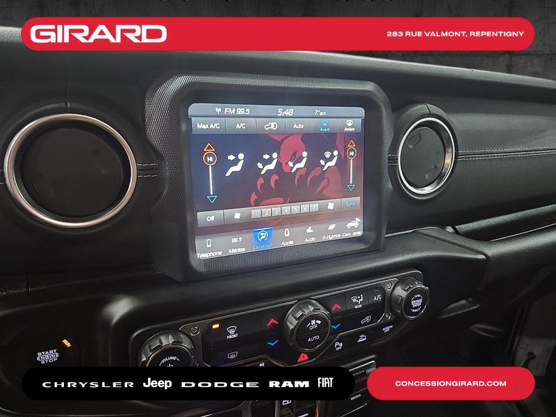 Jeep Wrangler 4xe Unlimited Sahara 2021 SYSTEME AUDIO ALPINE, ENS. DEUX TOITS, ENS. SECURITE EVOLUEE,