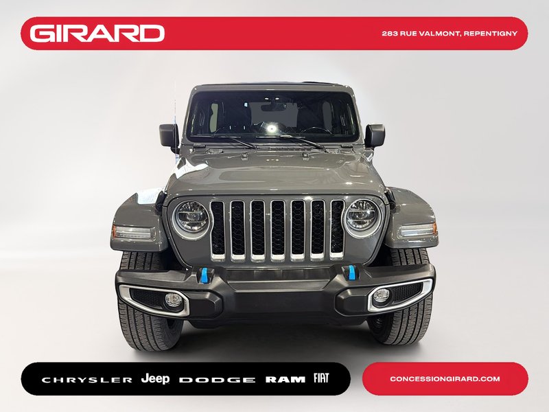 Jeep Wrangler 4xe Unlimited Sahara 2022 TOIT SKY, HYBRIDE, ENC. TEMPS FROID