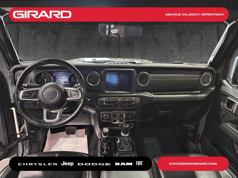 Jeep Wrangler 4xe Unlimited Sahara 2022 TOIT SKY, HYBRIDE, ENC. TEMPS FROID