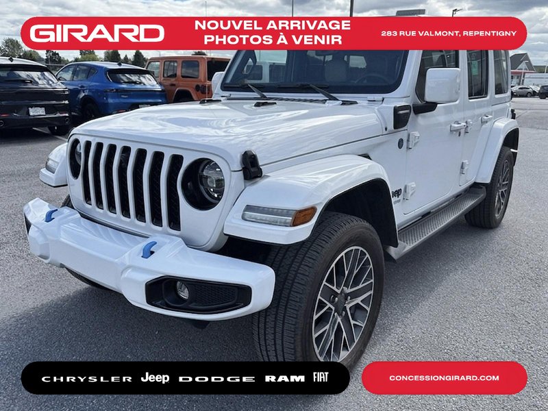 Jeep Wrangler 4xe Unlimited High Altitude 2022 **TOIT SKY**SON ALPINE**ENS. TEMPS FROIDS**NAVIGATION**