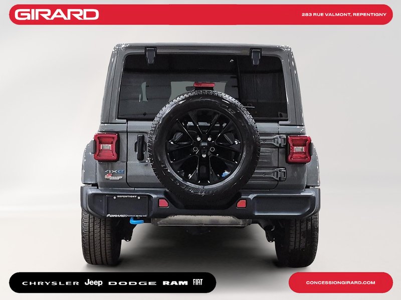 Jeep Wrangler 4xe Unlimited Sahara 2022 **JAMAIS ACCIDENTÉ**1 PROPRIÉTAIRE**AUDIO ALPINE**CUIR MCKINLEY**