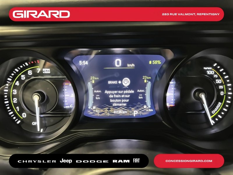 Jeep Wrangler 4xe High Altitude 2024 **TOIT SKY**DIFF 3,73**SYSTEME SON ALPINE**ECRAN 12,3 PO**